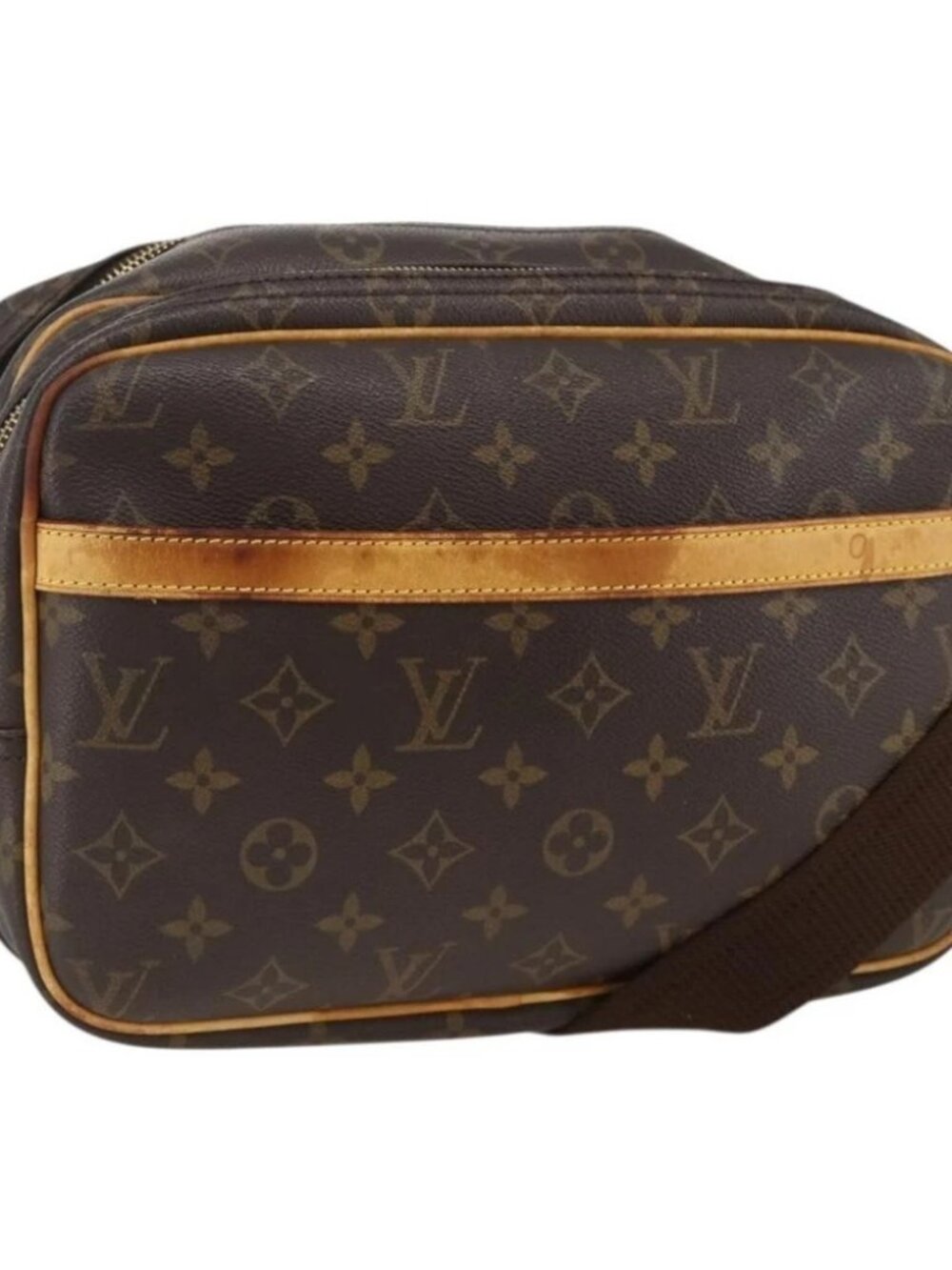 LOUIS VUITTON Monogram Reporter PM Shoulder Bag M45254 LV